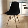 SUIOKPO Coprisedia Elasticizzati con Schienale Elasticizzato, Coprisedia Moderna Coprisedia per Sala da Pranzo Elastica Fodere per Soggiorno, Cucina, Casa Décor, Hotel, Festa,Nero,1 PCS