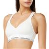 Calvin Klein Reggiseno a Bralette Donna Lift Imbottito, Multicolore (White), XXL