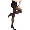 FALKE Energize 30 Den W Ti Trasparenti Velati Con Compressione, Collant Donna, Nero Black 3009, L