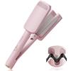 Vmxlso Piastra Onde Per Capelli, 32mm Piastra Capelli Onde, Piastra Onde Larghe con 4 Temperatura, Riscaldamento Rapido, Piastra Beach Waves per Capelli Lunghi/Corti