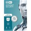 ESET Internet Security 3 User (Code in a Box). Für Windows 7/8/10/11/MAC/Android