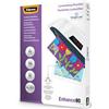 Fellowes fogli plastificatrice A3 Enhance80, buste per plastificatrice formato A3, 80 Micron, confezione da 100 pouches per plastificare