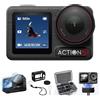 DJI Osmo Action 5 Pro Standard Combo con custodia + pellicola protettiva + base magnetica + custodia protettiva impermeabile con sensore 1/1,3, video 4K/120fps, tracciamento del motivo, touch screen