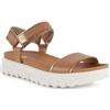 Geox D Xand 2.1S B, Sandali Donna, Marrone/Oro (Camel/Lt Gold), 36 EU