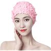 YJZQ Donna Cuffia da bagno Cappello Turbante Berretto Tessuto per Sauna Cappello a Fiore Berretto in Nylon Stile Floreale con Cristallo Casco Termale per Spiaggia Piscina Spa Cuffia da Doccia Taglia