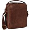 STILORD 'Bastian' Borsello a Mano Uomo Pelle Piccola Borsa a Tracolla Vintage Borsa Pochette Maschile Borsello Messenger Bag per in Cuoio Genuino, Colore:kara - cognac