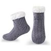 WOTENCE Donne Calze a Pantofola Antiscivolo Calzini Invernali Foderate in Pile da interno Caldo Traspiranti Calzini Casa Calzini per la Casuali(Grigio)