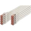 Digitus DK-1644-005-WH-10 Cavo FTP Cat 6 S/Alimentazione di Rete, LSZH, Rame, AWG 27/7 Bianco Bianco 0.5 m, Cat-6 - 0,5 m (10 Pezzi), Cavo patch - S-FTP - LSZH