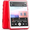 MECHEN 64GB Lettore MP3 Bluetooth 5.3, 2.4" Schermo Tattile, Portatile Lettore Musicale con Radio FM Altoparlante Line-in Registratore, Supporto Espandibile fino a 128GB (64GB, Rosso)
