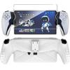 FDHYFGDY Custodia per Sony Playstation Portal/PS Portal/PS5 Case, Custodia in TPU con Supporto, Cover Protettiva Antiurto e Antigraffio (Bianco)