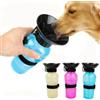 Generico Borraccia Acqua Portatile Dispenser Cani Gatti Animali Domestici Grandi Piccoli Passeggiata Trekking Escursione Vacanza Tappo Sicurezza Anti Goccia Inclinazione Adatta Borsa Zaino Valigia