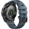 ANBEST Cinturino per Garmin Fenix 7/6/6 Pro/5/8 47mm, Cinturino 22mm Quick-fit Silicone per Fenix 7 Pro/5 Plus/Forerunner 965/955/945/935/Epix 2/Pro 47mm