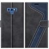 MOBESV Custodia per Samsung Galaxy Note 9, Cover a Libro Magnetica Custodia in Pelle per Samsung Galaxy Note 9, Elegante Nero