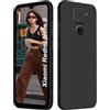 ISOI - Cover per Xiaomi Redmi Note 9, Custodia Morbida in Silicone Liquido, Protezione Completa Antiurto Ultra Sottile per il Corpo - Nero