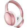 INFURTURE Oro Rosa Cuffie Cancellazione Attiva del Rumore Noise Cancelling Headphones Cuffie Wireless Bluetooth 5.0,Over Ear con Microfono,Carica Rapida, 40 ore di Lavoro,per TV, Cellulari