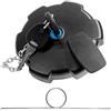 SGZQKZ Tappo Serbatoio Benzina Carburante con Catena, 2 Chiavi e 1 Gancio, Serratura, Accessori Auto per MAN TGA TGX TGS Actros Atego 80 mm, per Volvo L60, L70, L110, L120, L150, L180, L220, L350
