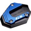 ZEXDDI Adatto per B&MW F800GS F900GS F850GS F750GS ADVENTURE Piastra cavalletto laterale per moto CNC Estensione cavalletto laterale F850 GS Adventure F 750 850 GSA F 900 GS ADV (blu)