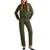United Colors of Benetton Giubbino 2RZVDN00N Giacca, Verde, M Donna