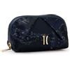 ALVIERO MARTINI PRIMA CLASSE POCHETTE #BEAUTY PICCOLO CON PINCES RASO LUCIDO STAMPA GEO BLU NOTTE