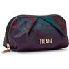 ALVIERO MARTINI PRIMA CLASSE POCHETTE #BEAUTY PICCOLO CON PINCES RASO LUCIDO STAMPA GEO PAVONE