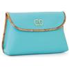 ALVIERO MARTINI PRIMA CLASSE POCHETTE #BEAUTY MEDIA CON PATTA GRANATO SINTETICO TURCHESE