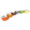 BUYSTAR Set 6 tazzine caffè Multicolore in Ceramica Set Servizio tazzine Tazze Bicchierini caffè Espresso Coffee Colorate Stile Shabby Chic tazzine da caffè