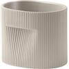 Muuto - Vaso per fiori Ridge - Beige - Terracotta - Designer Studio Kaksikko