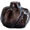 101 COPENHAGEN - Vaso Wabi - Marrone - Vetro soffiato a bocca - Designer Tommy Hyldahl