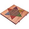 LOGOPLAY Halma Gr. L, Stern Halma, Dama Cinese, Gioco di Strategia, Gioco da Tavolo in Legno Con Tabellone Pieghevole (Multicolore)