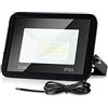Lospitch Faretto LED da esterno 20W, Floodlight LED super luminoso 1700LM, proiettore LED bianco caldo 3000K, impermeabile IP66 per giardino, garage, campo sportivo [classe energetica A++]