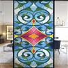 Lumanduo Finestre Film Privacy Vetro Colorato Adesivi per Finestre Statico Aggancio Decorativo Smerigliato Pellicola per Finestre UV Bloccaggio Tenui Colori Coperture Finestre (S,60x120cm WxH)