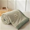 DOTBUY-SHOP Trapuntino Copriletto Estivo Primaverile, Cotone Trapunta Leggera, Motivo a Quadri Piazza Copriletto Trapuntato per Letto Singolo, Letto Matrimoniale (Verde Chiaro,200x230cm)