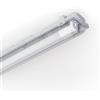LEDKIA LIGHTING Plafoniera Stagna 120cm IP65 con Tubo LED Vetro 18W 140lm/W 6000K Bianco Freddo