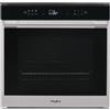 WHIRLPOOL W7OM44S1P - W7 OM4 4S1 P Forno da Incasso 60 cm Vetro Nero Cornice INOX - 8 Funzioni - Pirolitico - 6° SENSO - Cottura Multilivello Classe A+