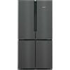 Siemens KF96NAXEA Iq500 Frigorifero con congelatore Libera installazione french door No frost cm. 91 h. - Capacità 605 L - Antracite - Larghezza 91 cm - Altezza 183 cm - Maniglie integrate - Classe E - Wifi - Assorbimento 333 kW - multi-airflow - Super fr