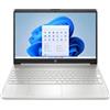 HP Laptop 15s-eq2019sl, AMD Ryzen 5-5500U, RAM 8GB DDR4, SSD PCle 512GB, AMD Radeon Integrated, Display 15,6" FHD, Antiriflesso, Slim, Wi-Fi, SVA, Webcam HD, Lettore di Schede, Windows 11, Argento