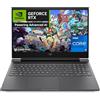 HP Victus 16-r1000sl Notebook, Intel Core i7-14700HX, RAM 16GB DDR5 5600Mhz, 1TB SSD, Display 16.1" FHD IPS 165Hz, RTX 4070 da 8GB, 3 Mesi di PC Game Pass Incluso, Windows 11, Grigio