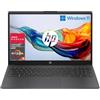 HP Laptop 15-fc0011sl, AMD Ryzen 3-7320U, RAM 8GB LPDDR5, SSD 256GB, Scheda Grafica AMD Radeon, Display 15.6" FHD SVA 250 Nits, Antiriflesso, Wi-Fi, 720p TNR Privacy Cam, Windows 11, Grigio lavagna