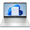 HP Laptop 15s-eq2021sl, AMD Ryzen 5-5500U, RAM 8GB DDR4, SSD PCle 512GB, AMD Radeon Integrated, Display 15,6" FHD, Antiriflesso, Slim, Wi-Fi, SVA, Webcam HD, Lettore di Schede, Windows 11, Spruce Blue