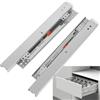 BOUFEIDA Guide per montaggio a pavimento, 1 paio di 250 mm guide per cassetti, capacità di carico di 40 kg, guide per cassetti autoassorbenti con ammortizzazione