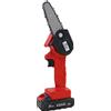 Kawapower Mini motosega portatile 2 AH 21 V 1500 W, include sega, catena, caricabatterie e batteria al litio