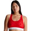 Calvin Klein Unlined Bralette 47E 000QF5847E, Rosso (Rouge), S Donna