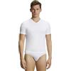 FALKE Daily Comfort Multipack V Neck M S/s Ts cotone traspirante confezione di 2 pezzi, Intimo Uomo, Bianco White 2000, M