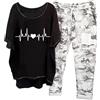 HEONSATI Tute Da Donna Estive Completo Sportivo Cotone Due Pezzi Completi Palestra Casual Maglietta Maniche Corte E Pantaloni Tasche E Coulisse Tute Da Ginnastica Estivi Leggeri Training Oversize Allenamento