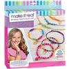 Make It Real 1315 Gioielli Arcobaleni con Ciondoli, Set per Braccialetti Fai da Te, 257 Pezzi, Kit Crea Braccialetti per Bambine, Kit con Perline e Ciondoli per la Creazioni di Gioielli DIY, da 8 anni