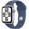 APPLE Reloj smartwatch apple watch se gps 40mm silver case denim sport band m - l
