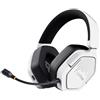 Trust Gaming Trust GXT 1493W Ravox Cuffie Gaming Wireless Bluetooth + 2.4 GHz per PS5 PS4 Switch PC Mobile, Driver da 50 mm, Batteria da 70 Ore, Bassa Latenza, Cuffie Bluetooth Over Ear con Microfono, Bianco