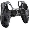 Trust Gaming GXT 748 Cover Controller PS5, Custodia Cover Antiscivolo per DualSense Controller, Silicone Gomma Protettiva Case Accessori PS5, Skin Joystick PlayStation 5 - Nero Mimetico
