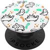 BoredKoalas Dinosaur Minimal Dino Pattern Cute Baby Dino Animal Dino Lover Gift PopSockets Supporto e Impugnatura per Smartphone e Tablet