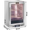 Frigo Vetrina Per Frollatura Carne +2°/+10°C 138 Lt Con Luce UVC e Umidità Regolabile